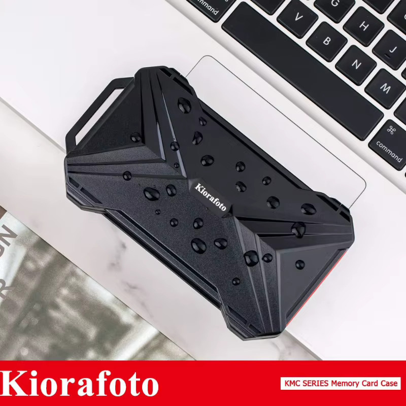 KIWIFOTOS Speicherkartenetui in Schwarz mit Magnetverschluss für SD, MicroSD und Nano SIM Karten (36 Slots) - Bild 4