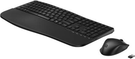 HP 685 Tastatur- und Maus-Set in Schwarz mit Dual-Mode, 3-Zonen-Layout, Multi-Device-Unterstützung, 23 programmierbaren Tasten und QWERTZ-Layout (Deutsch) - Bild 1