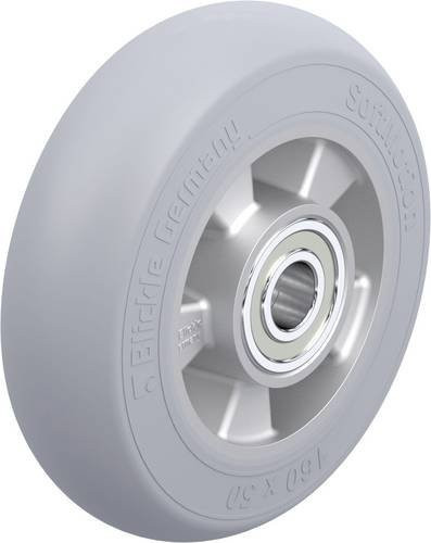 Blickle ALES 160/20K-SG Rad in Grau aus Aluminium mit 160 mm Durchmesser und 300 kg Tragfähigkeit - Bild 1
