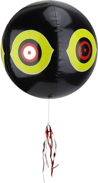 TOMTOP JMS Terror Aufblasbarer Vogelschreck-Ballon zur Vogelabwehr in Schwarz aus PVC - Bild 1