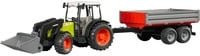 Bruder Claas Nectis 267F mit Frontlader und Anhänger Modellfahrzeug 1:16 - Bild 1