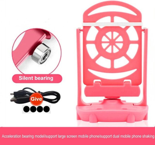 Walking Swing Shaker Handy Ständer in Pink für iPhone, Samsung und Xiaomi - Bild 1