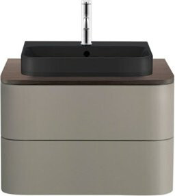 Duravit Waschtischunterschrank Happy D.2 Plus in Steingrau matt, B/T: 65 x 48 cm - Bild 1