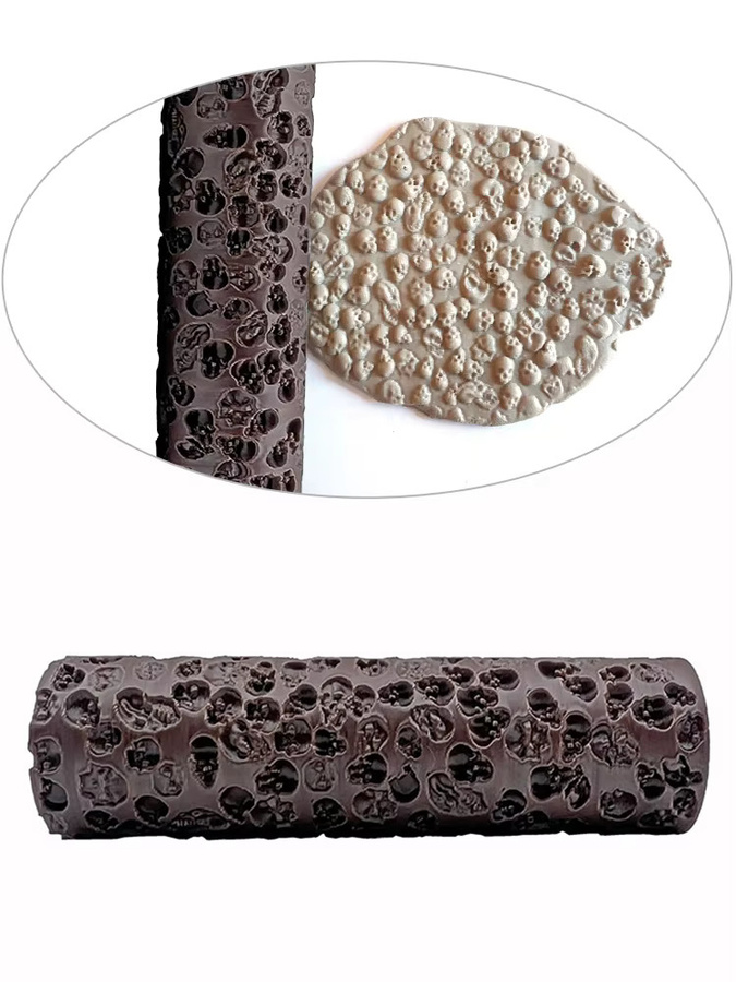 SANMERSEN 3D-gedruckte Handrolle mit Geländetextur, 1-teiliges Set - Bild 6