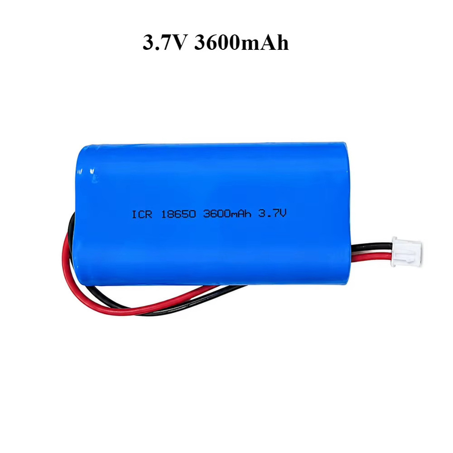 YTBNA Wiederaufladbare Lithium-Batterie 18650 3,7V mit 5200mAh und XH2.54 Stecker, Blau - Bild 2