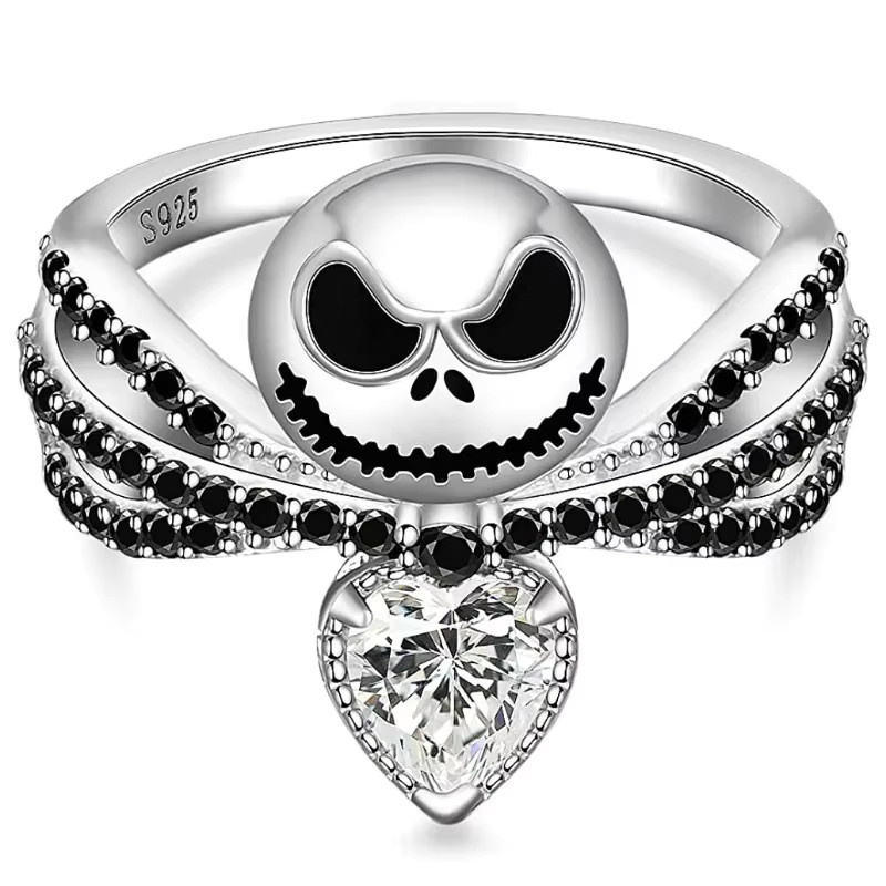 Hasbro Charm-Ring, Schwarz, Emaille, Kristall, Unisex - Bild 6