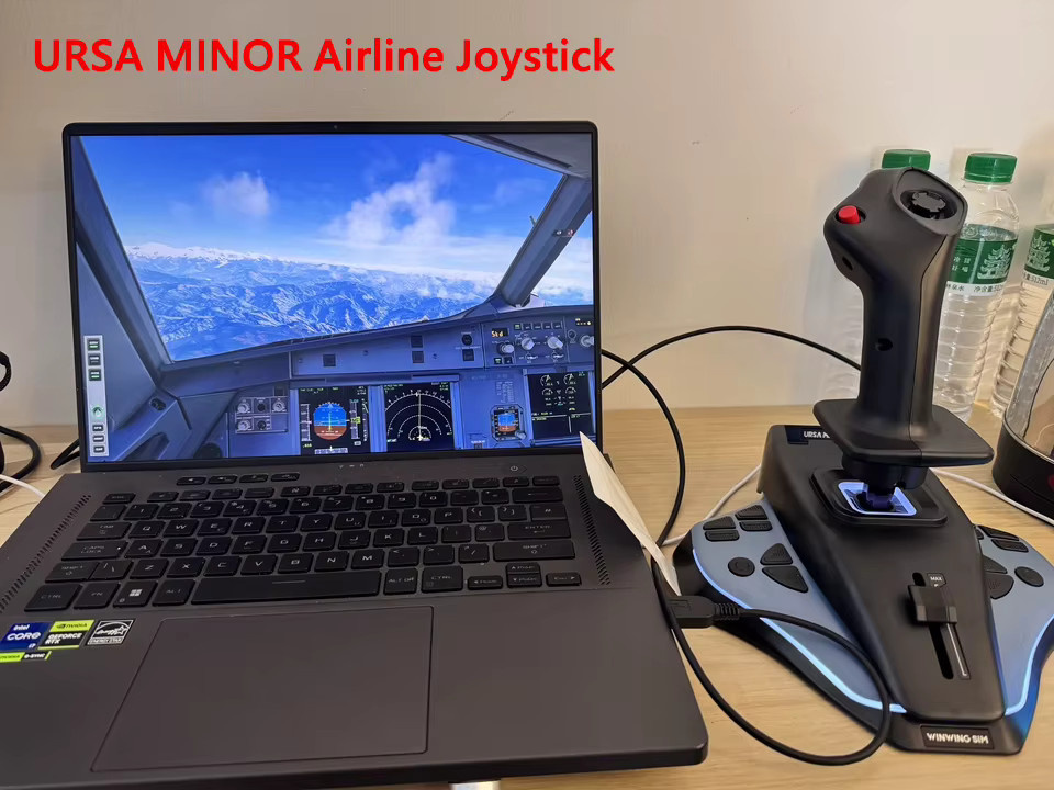 Winwing URSA MINOR Airline Joystick L Kapitän/R Erster Stellvertreter Version für X-Plane MSFS2020 P3D Simulation in Schwarz - Bild 2