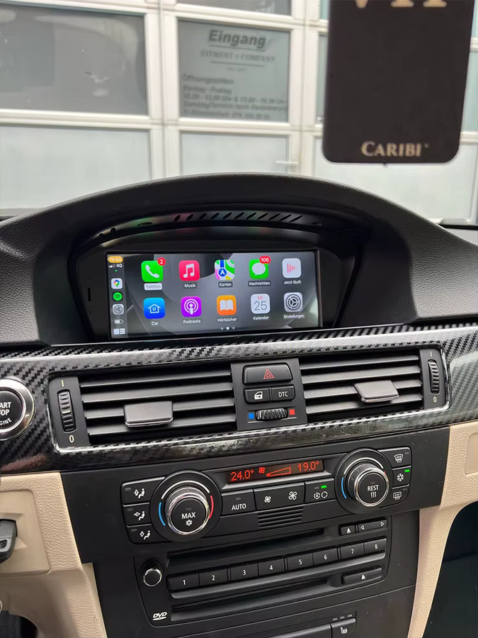 AUTOTOP 8,8 Zoll Wireless CarPlay und Android Auto Multimedia Display mit Touchscreen in Schwarz für BMW 3er E90 E91 E92 E93 und 5er E60 E61 - Bild 4