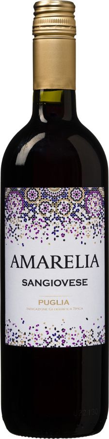 Amarelia Sangiovese Rotwein, Apulien, 0,75 l - Bild 2