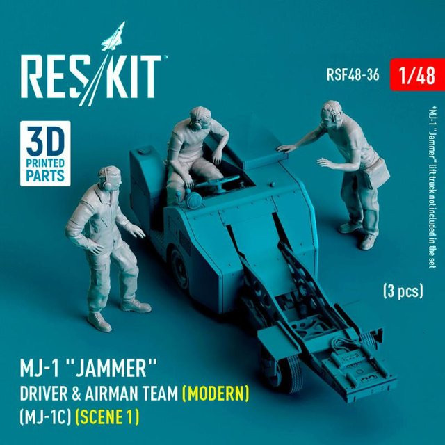 ResKit Models MJ-1 Jammer Driver & airman team, Spielfahrzeuge, 3-teiliges Set, 1:48 - Bild 1