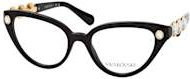 Swarovski SK 2028 Korrektionsbrille, Cat Eye, Vollrand, schwarz, Damen - Bild 1