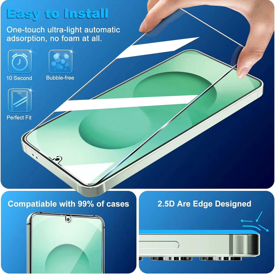 Samsung Galaxy S26 Ultra Panzerglas Displayschutzfolie transparent (1-3 Stück) - Bild 3