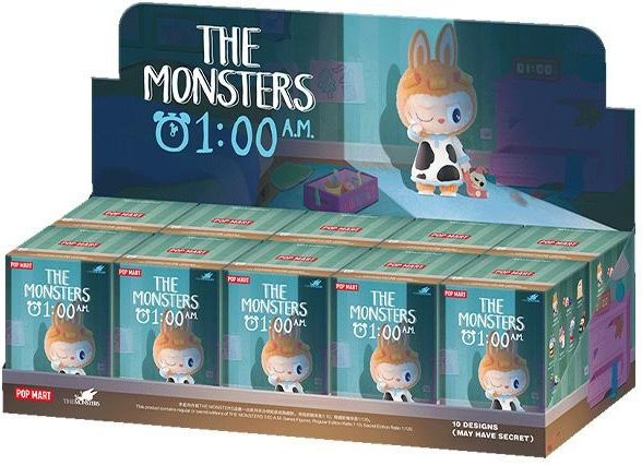 POP MART THE MONSTERS LABUBU 1:00 Uhr, Figuren Blindbox - Bild 1