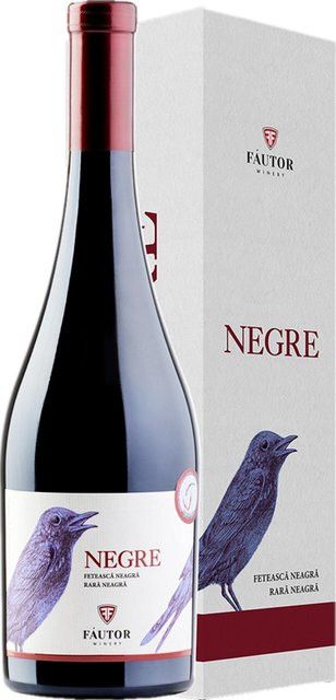 Fautor Rotwein Fetească Neagră 2017, Valul lui Traian, Moldawien, trocken, 0,75 l - Bild 1
