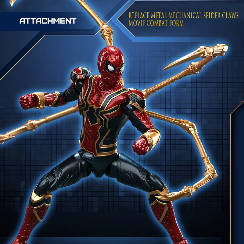 FondJoy Marvel Iron Spider-Man, Figur Modell Bausteine, Einzelfigur - Bild 2