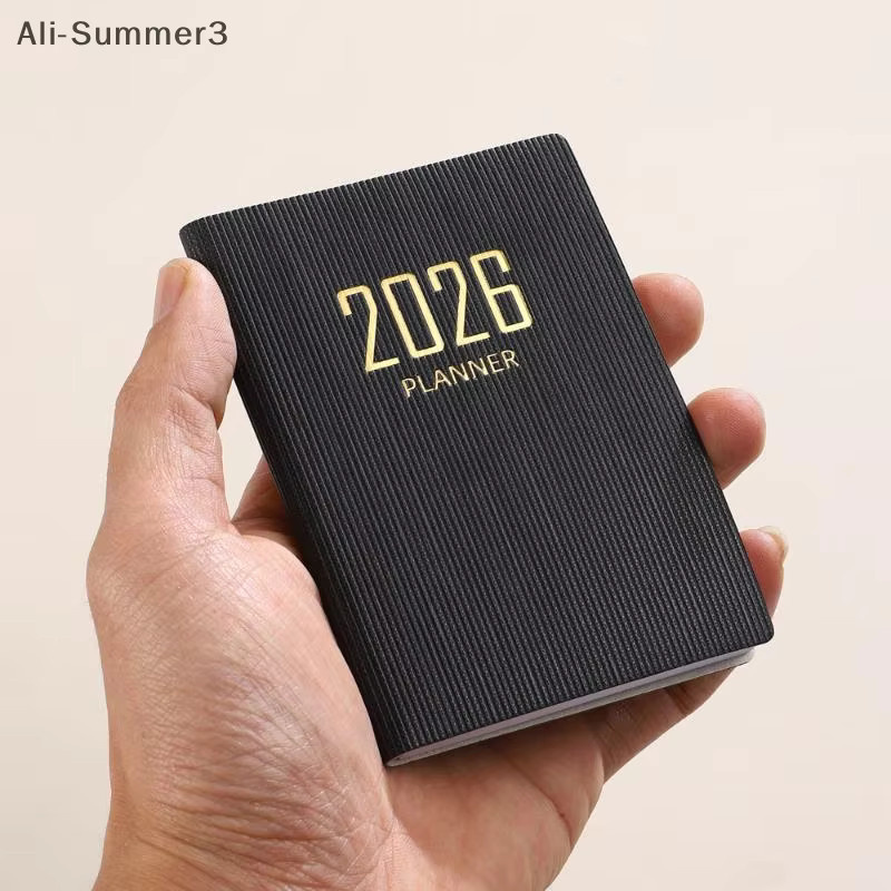 A7 Englisches Planerbuch 2026 mit Wochenkalender und Softcover, tragbares Mini-Tagesplaner Tagebuch mit 120 Seiten - Bild 2
