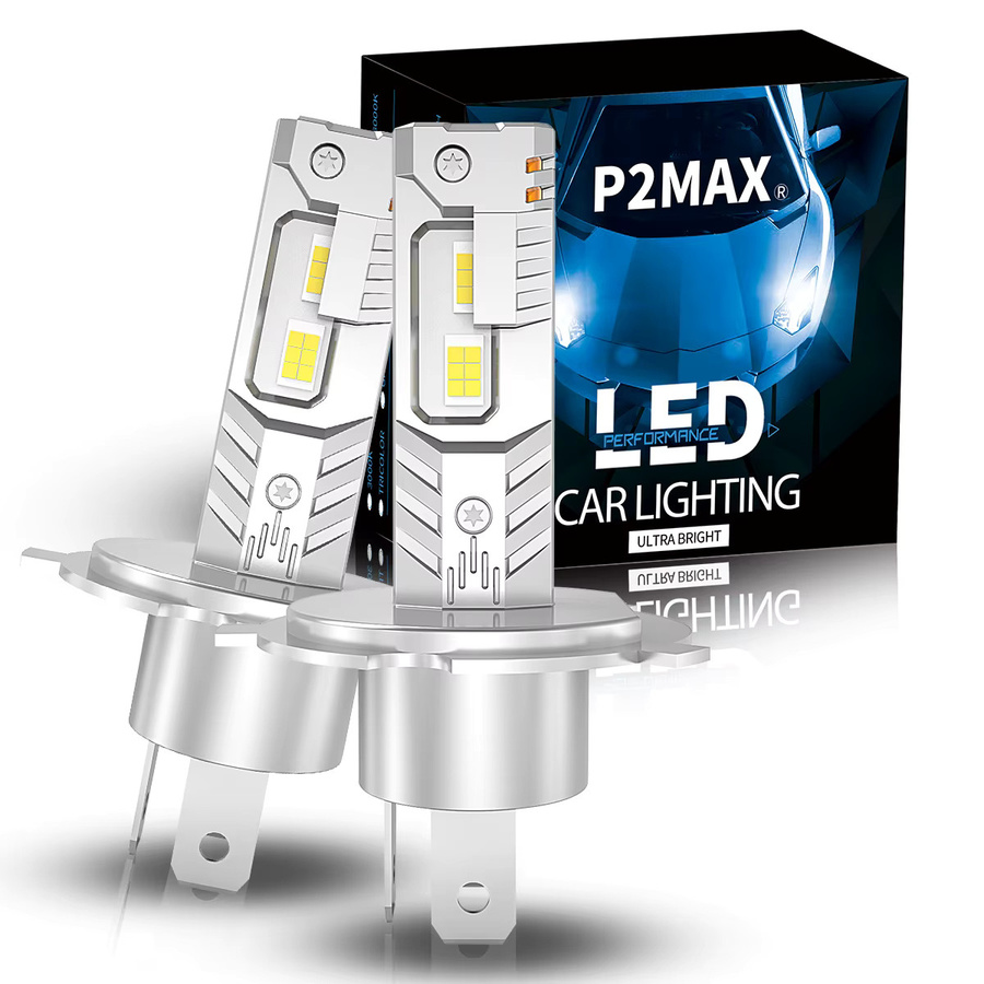 p2max LED-Scheinwerferlampen für Fern- und Abblendlicht, lüfterlos, 6000 K, Silber - Bild 7