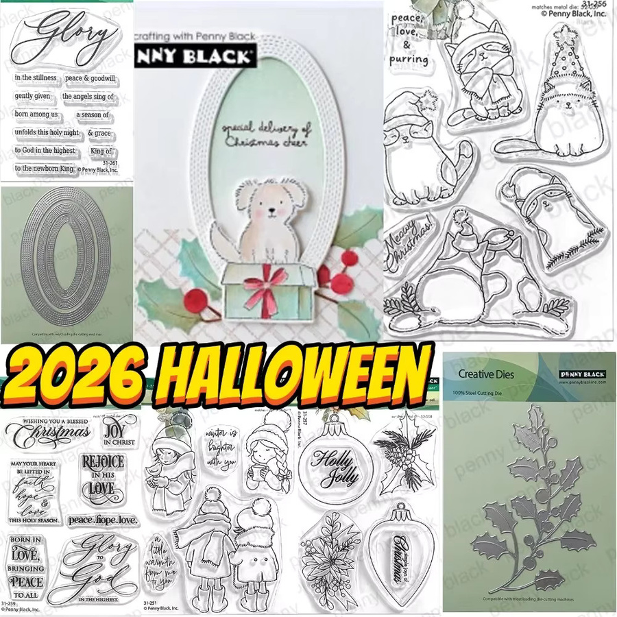 Weihnachtsmann-Geister Stanzformen aus Metall in Multicolour für Scrapbook, Tagebuch und DIY-Grußkarten - Bild 1