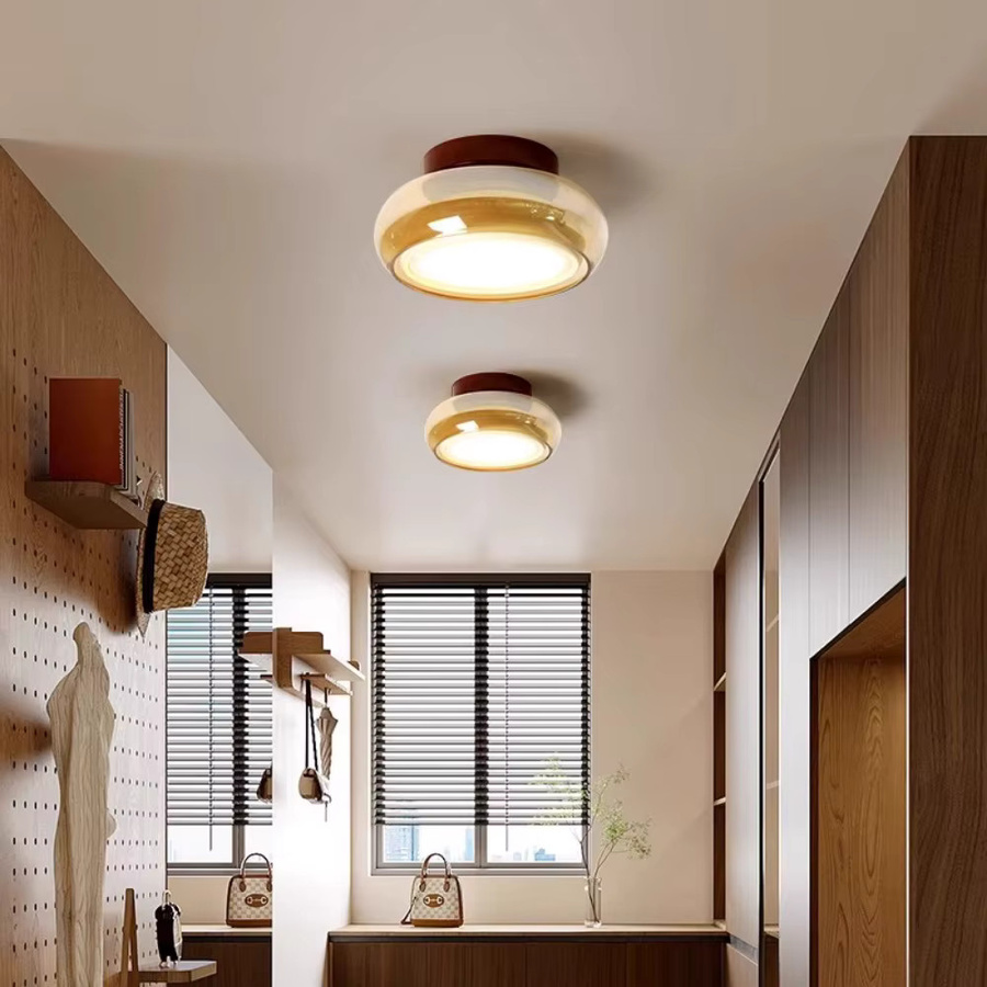 Claeted LED-Wandleuchte aus Glas im antiken Design, transparent, warmweiß - Bild 2