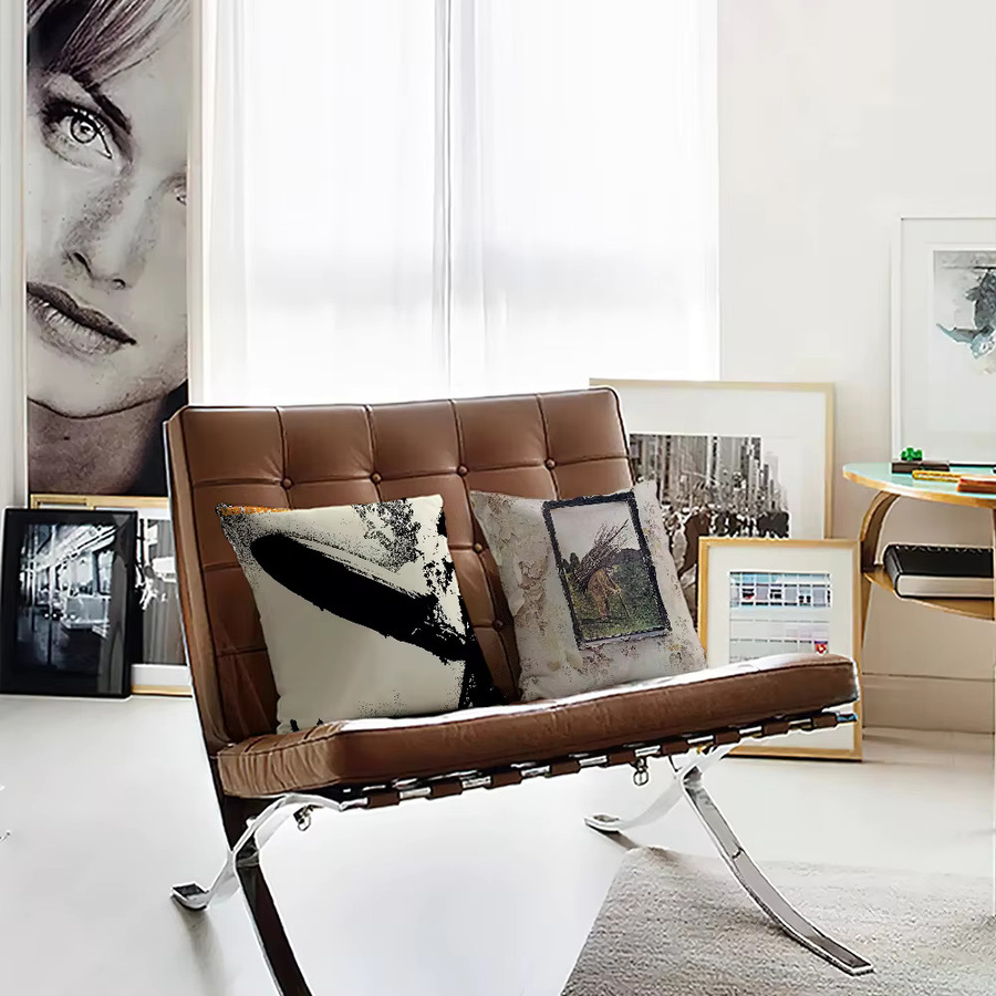 Singer L-Led Z-Zeppelin Led Zeppelin Dekorationsbezug im nordischen Stil für Sofa und Wohnzimmer - Bild 5
