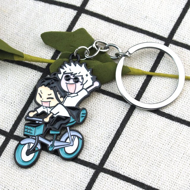 YiYuYiHua Schlüsselanhänger, Silber, Unisex - Bild 1