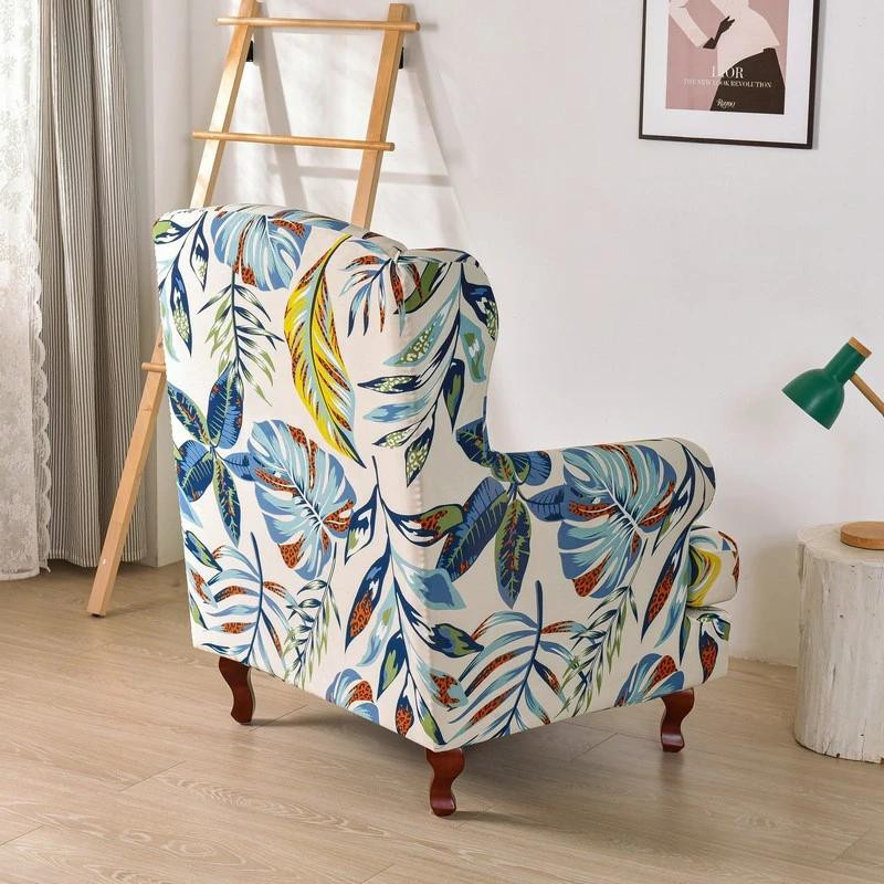 Bestbags Ohrensesselbezug mit Blumenmuster aus Stretch-Spandex in Multicolour - Bild 1