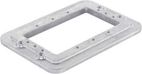 HARTING Montagerahmen 09401249921 in Silber - Bild 1