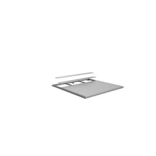 Biohort SmartBase Fundament aus Stahl und Aluminium in Silber, B/T: 252 x 252 cm - Bild 3