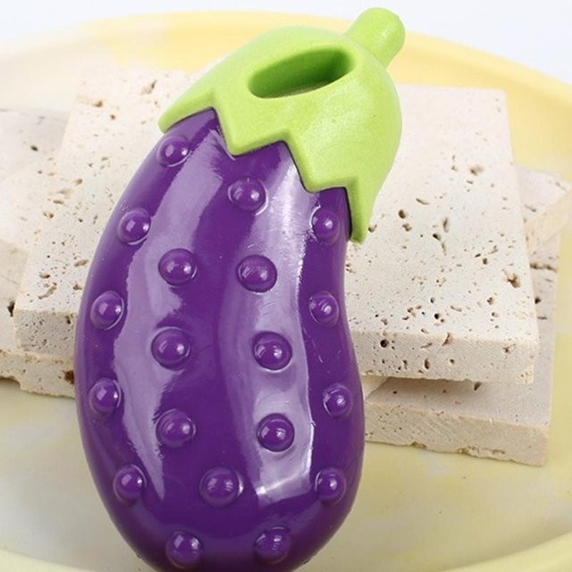 Binchi Outdoor Product Hundespielzeug zum Kauen, Simulierte Aubergine, violett - Bild 1