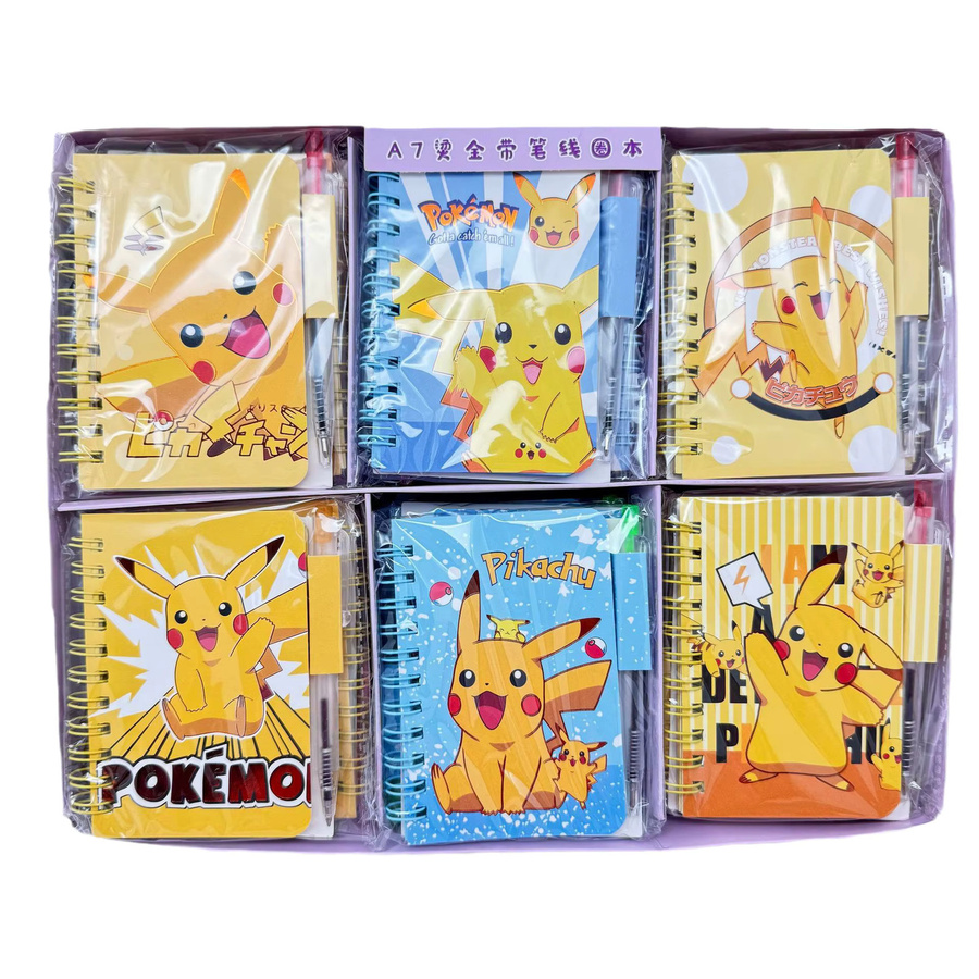 Pokemon Pikachu Notizbuch Softcover Gelb Liniert für Kinder und Bürobedarf - Bild 2