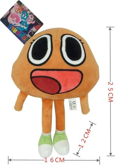 Yiran Health & Beauty Gumball Cartoon Puppe, Plüschtier, 25cm, ab 14 Jahren - Bild 1