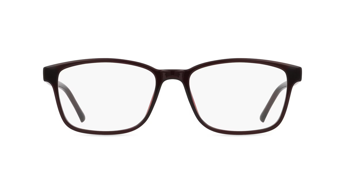Fielmann BD 545 CL Korrektionsbrille, Vollrand, Quadratisch, Rot, Herren, Kunststoff - Bild 1