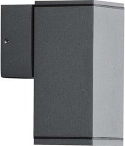 Konstsmide AL Wandleuchte modern in Anthrazit mit GU10 Halogen Fassung - Bild 1