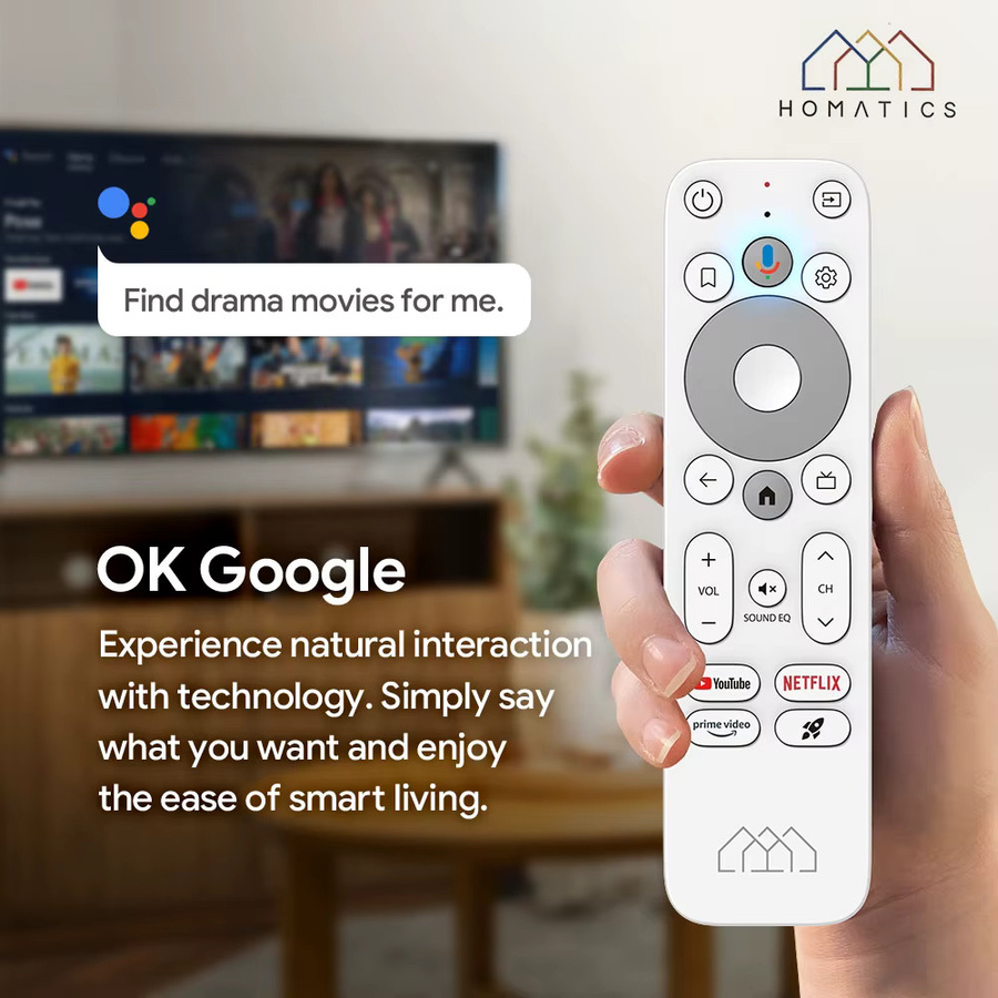 Homatics Box R 4K Plus Android TV 14 Streaming Box mit Netflix und Google Zertifizierung, 4G/32G, Amlogic S905X4, DTS Dolby Audio, AV1, Wifi6 und Bluetooth 5.0 - Bild 4