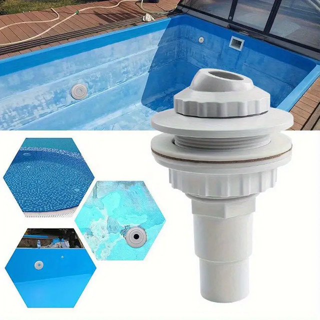 Schwimmbaddüse als Wasserauslass-Rückflusssprüher für Spa und Pool, Weiß, Durchmesser: 32 mm - Bild 1