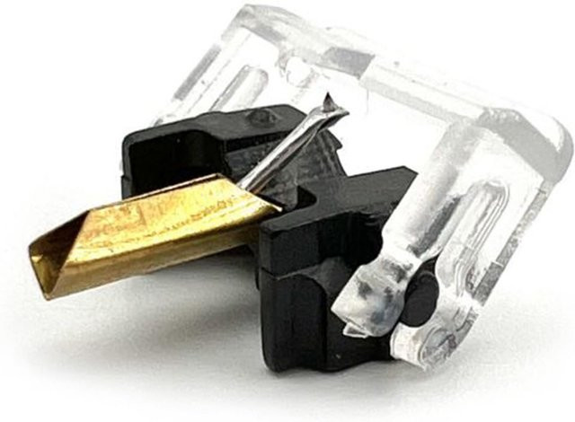 YIGZYCN Plattenspieler-Ersatznadel in Gold für M44G, M44-7, M55E und N44-7 Tonabnehmer - Bild 1