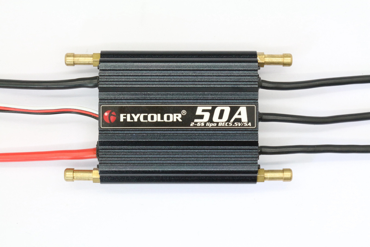 Flycolor Bürstenloser ESC Wasserdichter Geschwindigkeitsregler, Controller für RC-Boot - Bild 2