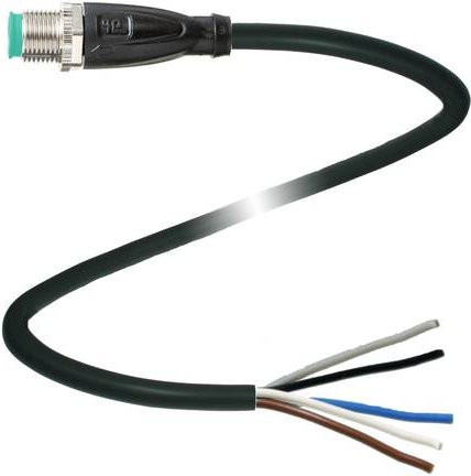 Pepperl+Fuchs 240771-100014 Sensor-Aktor-Steckverbinder konfektioniert, 5-polig, schwarz, Länge: 5 m - Bild 1
