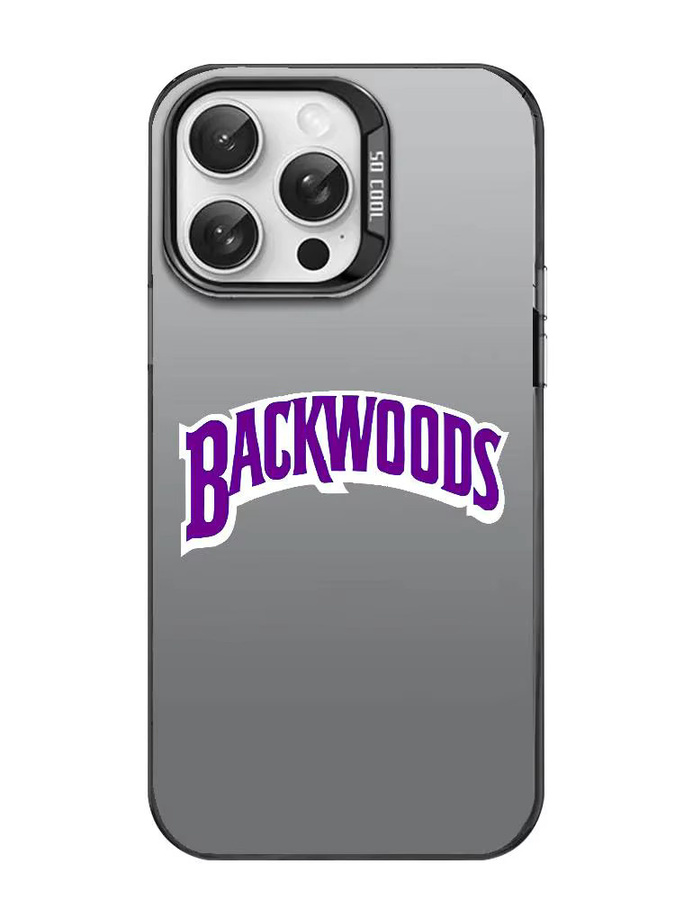 B-Backwoods Logo Handyhülle für iPhone 11 bis iPhone 17 Pro Max, Mehrfarbig, Matt Laser Metallic Aurora Design - Bild 4