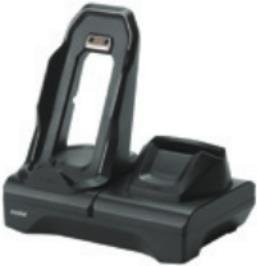 Zebra Single Slot Charge Only Sharecradle Handheld-Ladestation in Schwarz für Zebra TC75, Symbol TC70, TC70X, TC75X mit 2 USB-Ausgangsbuchsen (CRD-TC7X-SE2EPP-01) - Bild 1