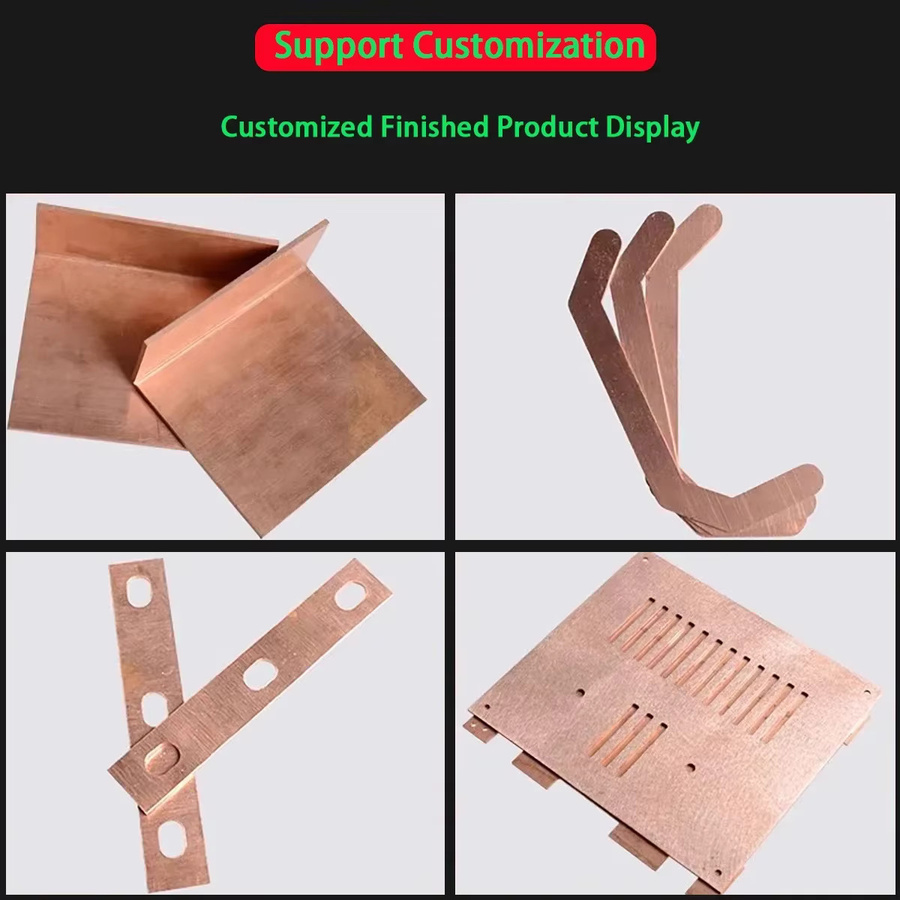 T2 Kupferplatte aus 99,9 % reinem Kupferblech in Orange, Mill-Finish, individuell anpassbar durch Laserschneiden - Bild 4