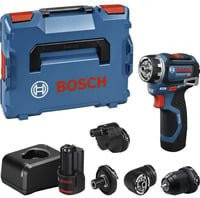 Bosch Professional Akku-Bohrschrauber GSR 12V-32 FC Set mit 2x 2,0 Ah Akkus, Aufsätzen und L-BOXX in Blau/Schwarz - Bild 1