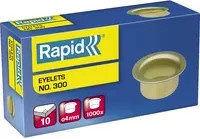 Rapid Split-Pin Ösen aus Metall in Gold - Bild 1