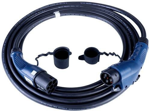 Akyga AK-EC-08 eMobility Ladekabel Typ 1 und Typ 2, Schwarz, 6 m - Bild 1