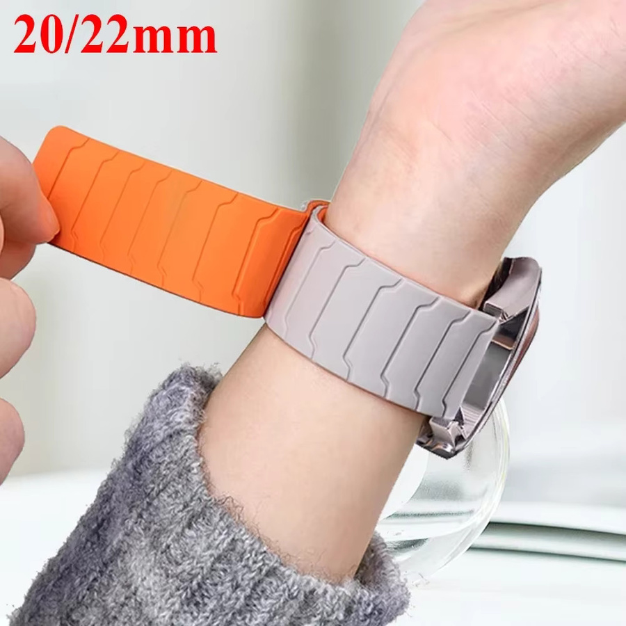 COROS Uhrenarmband Silikon, magnetisch, 22 mm 20 mm, Bunt, Unisex - Bild 2