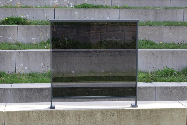 Dieda Linus Glasscheibe Anthrazit mit VSG-Füllung B: 100 cm, H: 100 cm - Bild 1