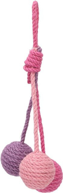 TOMTOP JMS Hängende Katze Sisalball, Interaktives Spielzeug, Grün rosa - Bild 1