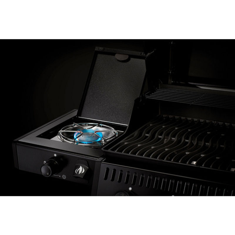 Napoleon Gasgrill Legend 425 in Schwarz mit 5 Brennern, Seitenbrenner, Thermometer und Unterwagen - Bild 2
