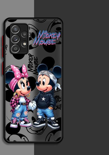 Disney Mickey Maus Handyhülle für Samsung Galaxy A-Serie in Transparent und Schwarz - Bild 1