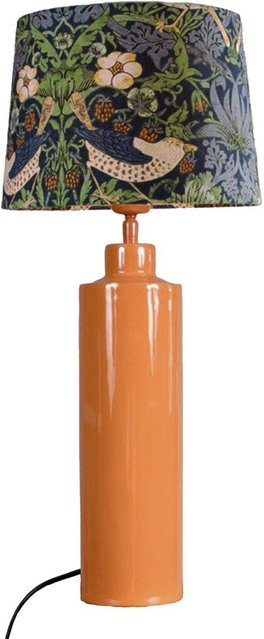 PR Home Tischleuchte Solo in Orange mit Keramikfuß und E27 Fassung, B/T/H: 58 x 25 x 58 cm - Bild 1